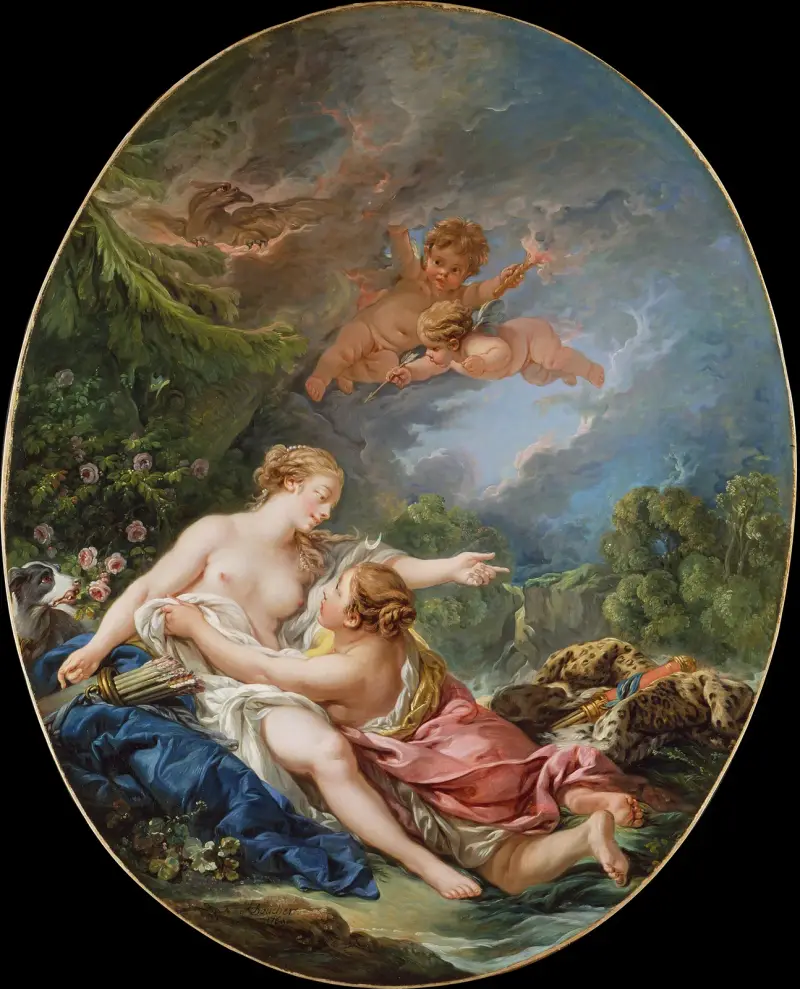 Jupiter und Kallisto von François Boucher