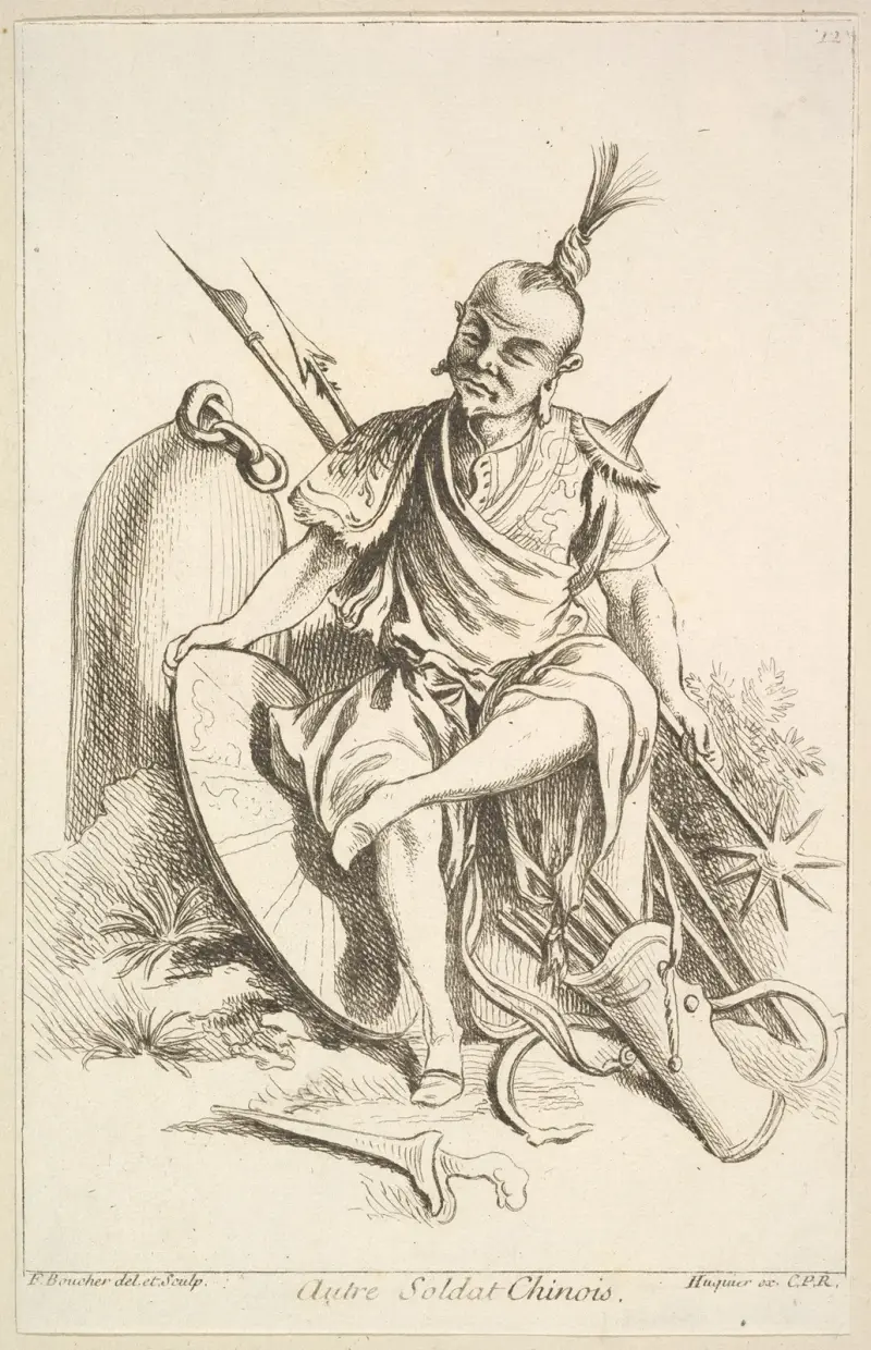Annan kinesisk soldat av François Boucher