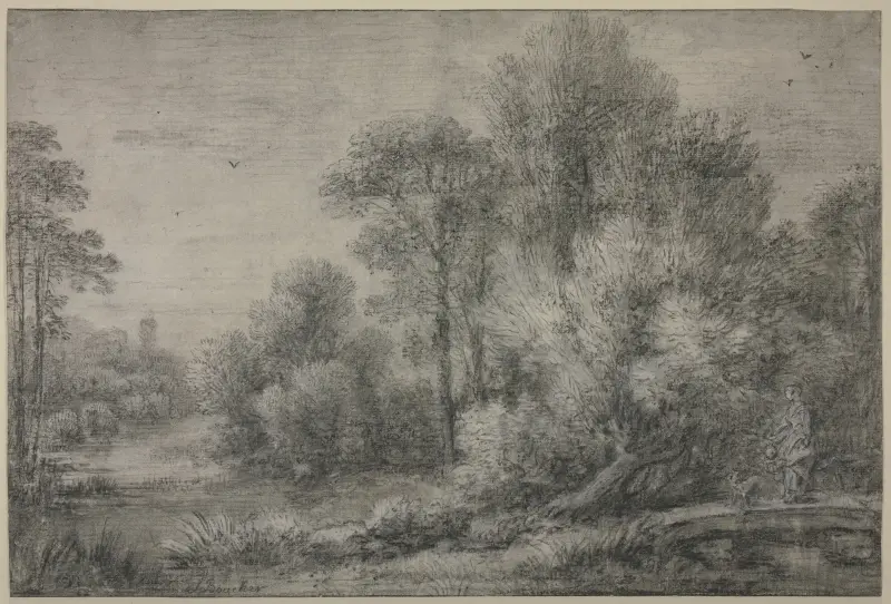 Flodlandskap av François Boucher