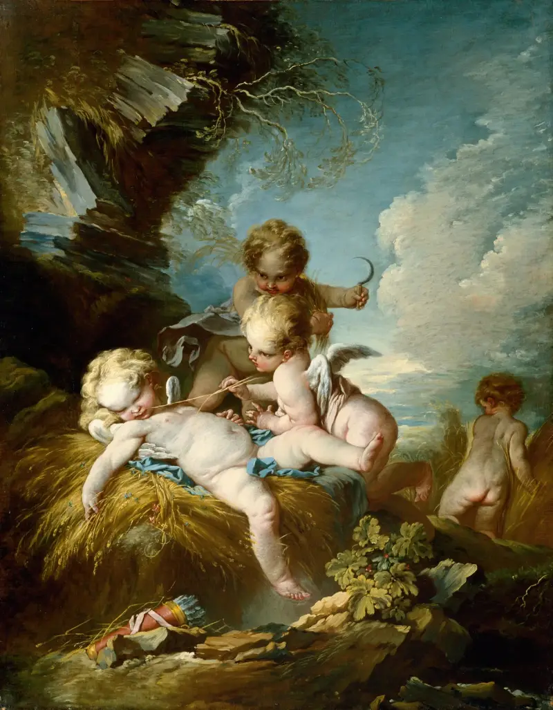 Kerubskördarna av François Boucher