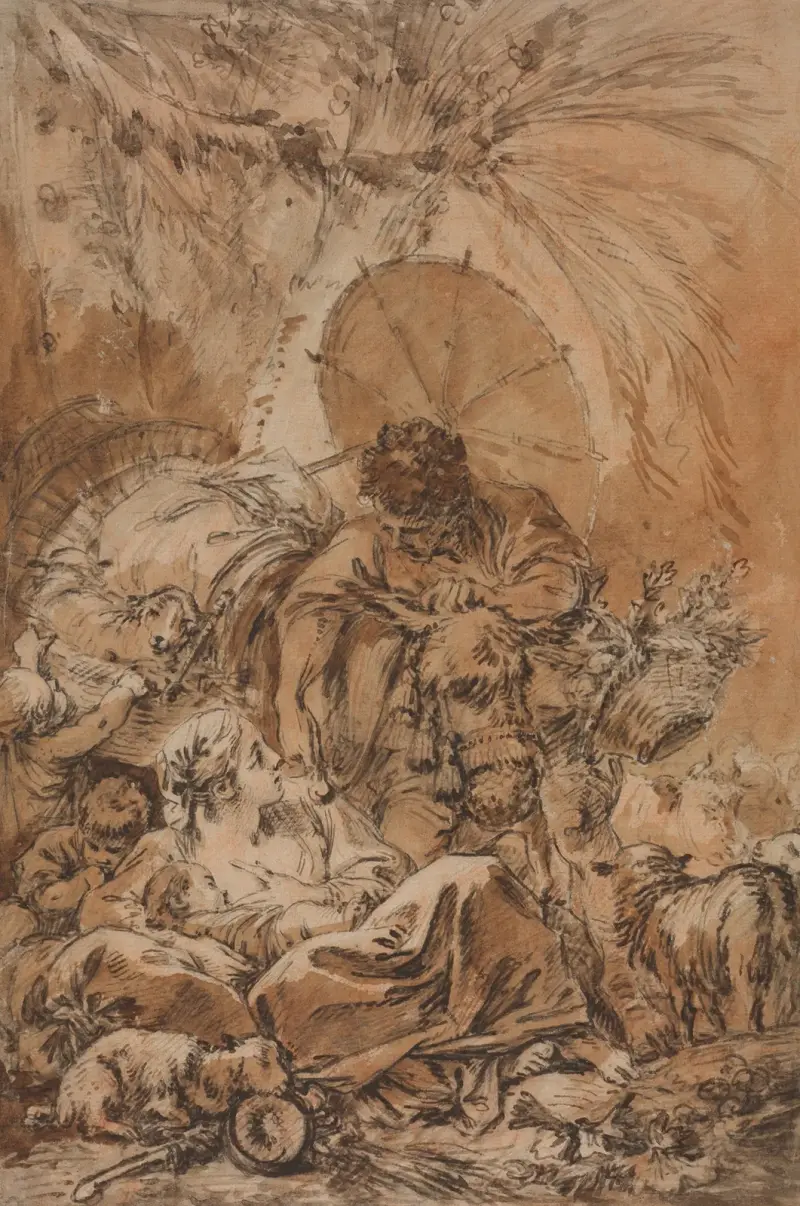 Jakobs avfärd av François Boucher