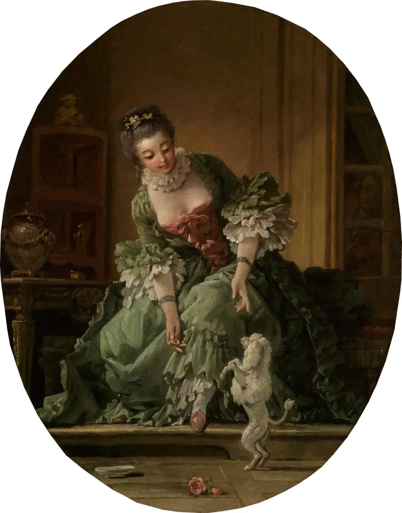 Den fogliga valpen av François Boucher