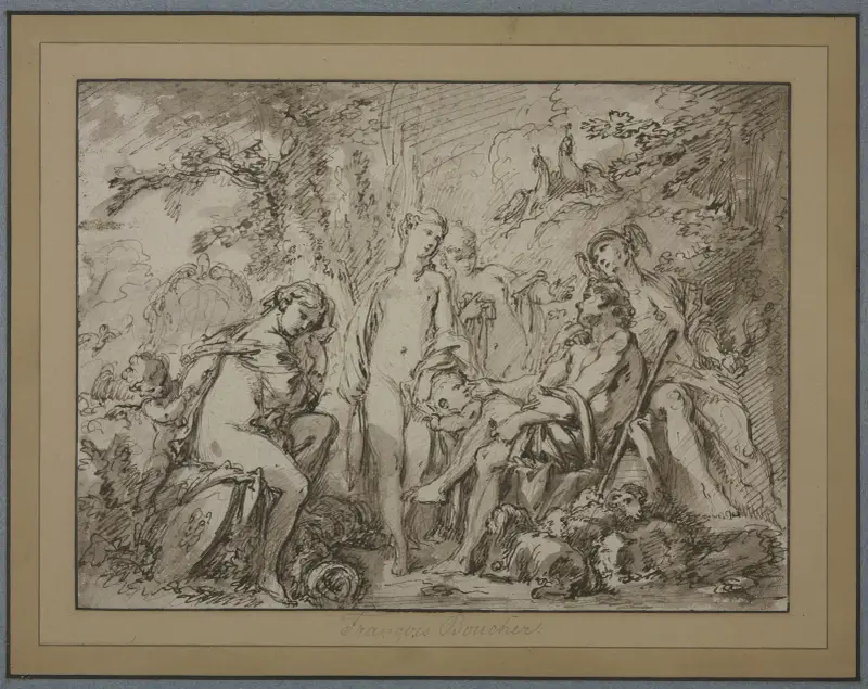 Sąd Parysa, 1755, François Boucher