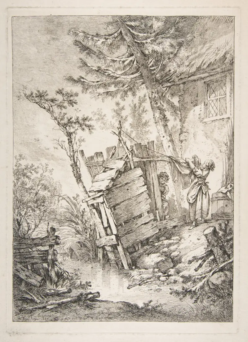 Tvätterskan av François Boucher