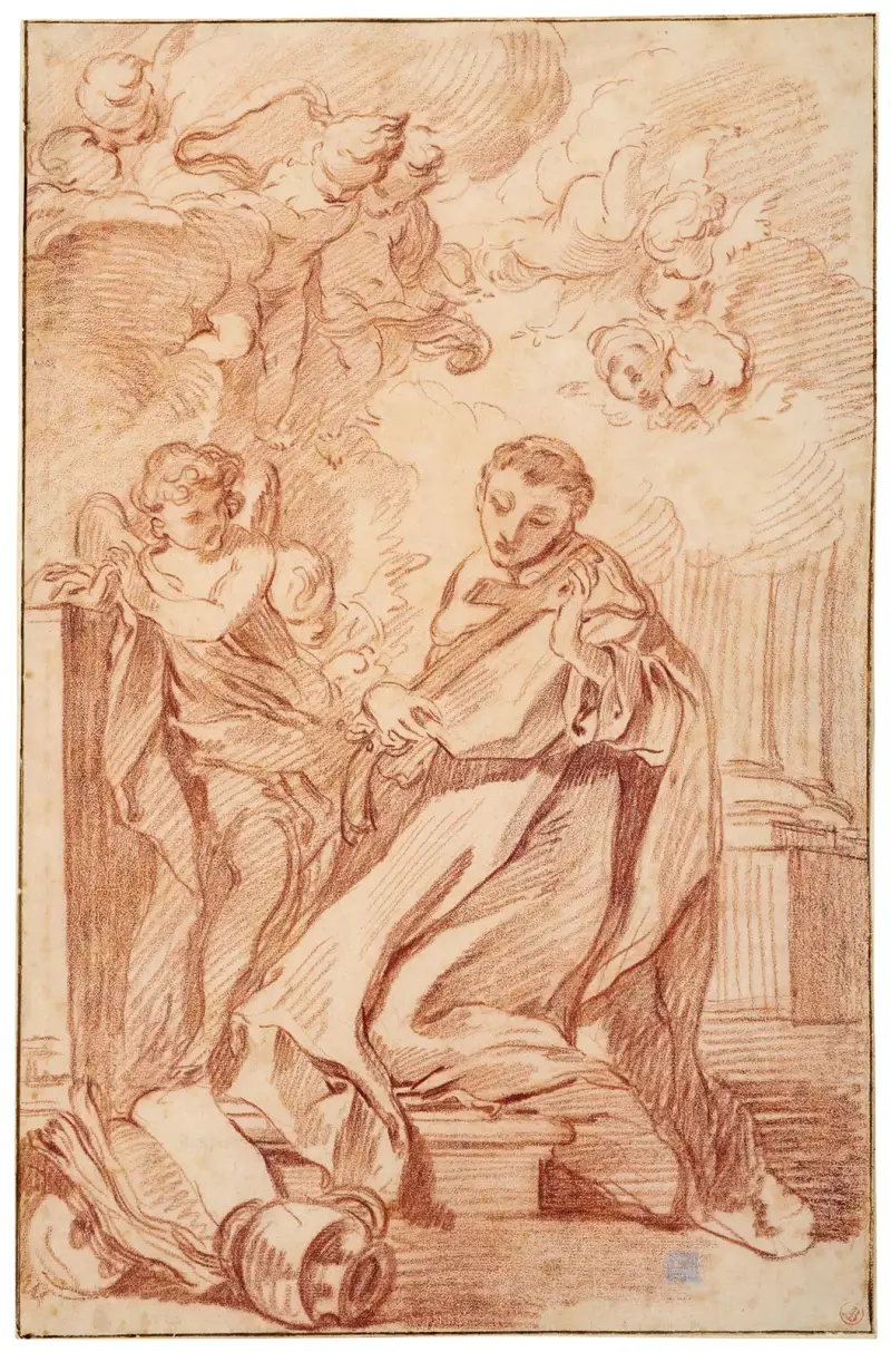 Sankt Louis Beltrams mirakel av François Boucher