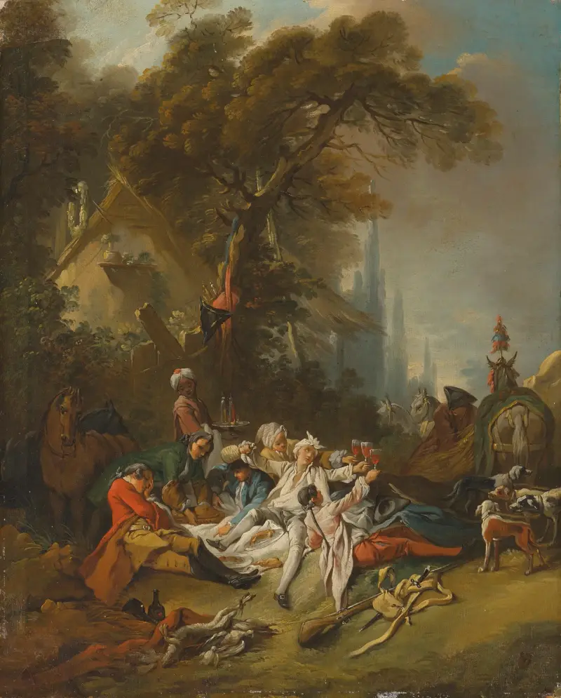Vilan under jakten av François Boucher