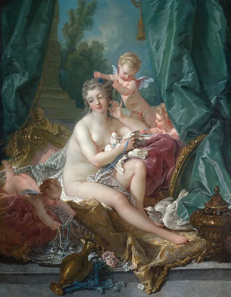 Venus' Toilette, 1751 von François Boucher
