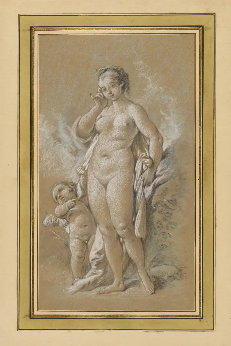 Venus och Cupid av François Boucher