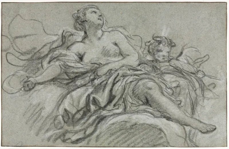Venus och Amor av François Boucher