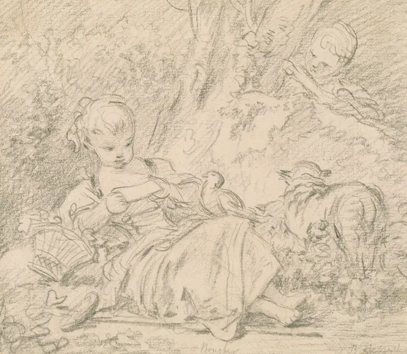 Ung herdinna av François Boucher
