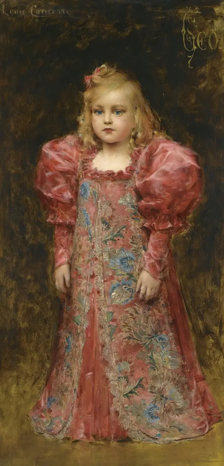 Fille en costume av Léon François Comerre