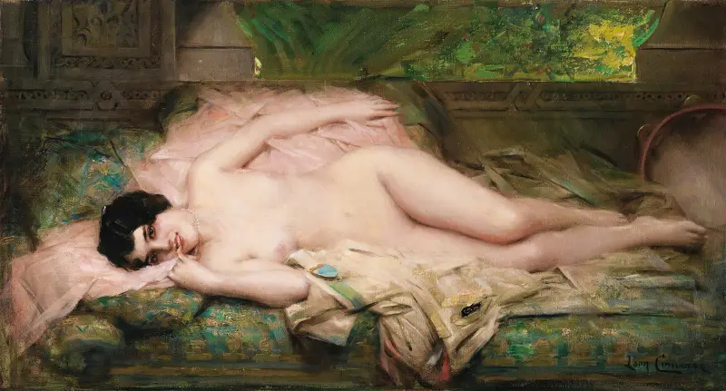Andaluská květina, Léon François Comerre