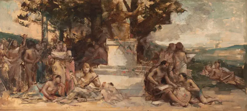 Das Studium der Wissenschaften und der Künste von Léon François Comerre
