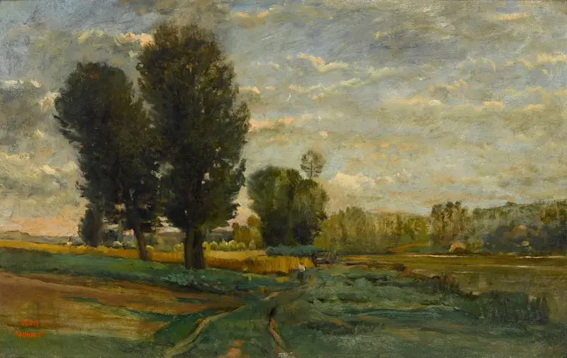 Auvers, le Plumets av Charles François Daubigny