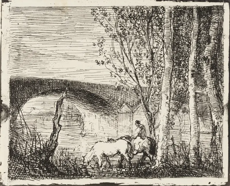 Brücke von Charles François Daubigny