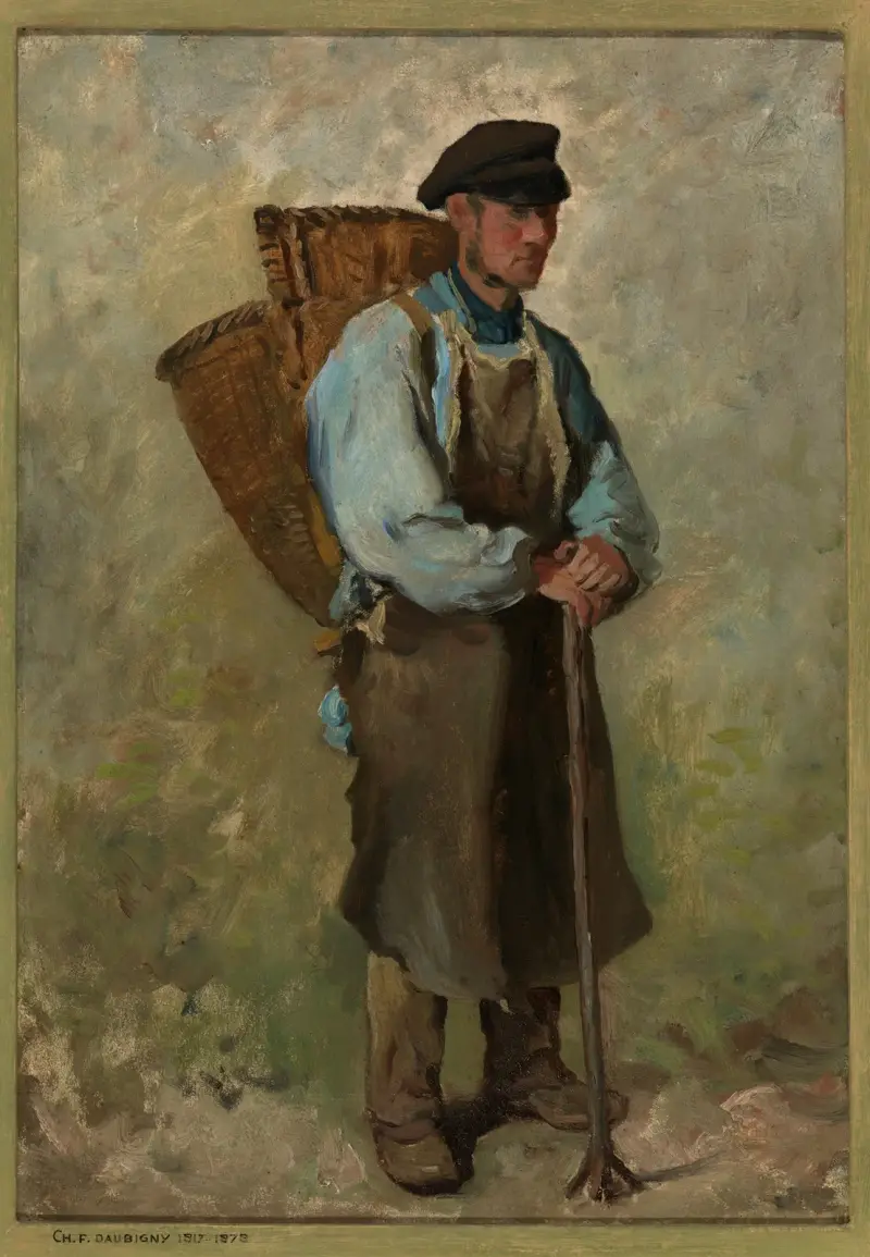 Vinskördaren av Charles François Daubigny