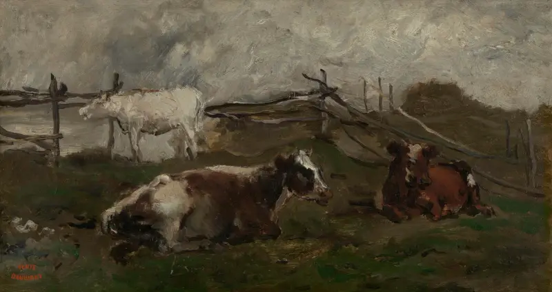 Kor på ängen av Charles François Daubigny
