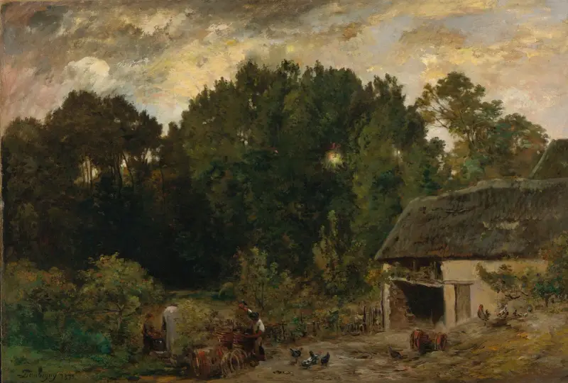 Le Tonnelier av Charles François Daubigny