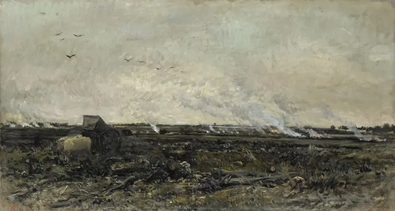 Oktober av Charles François Daubigny