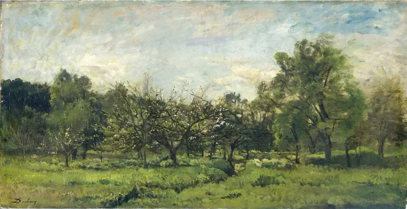 Obstgarten von Charles François Daubigny