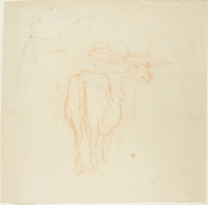 Stehendes Vieh von Charles François Daubigny