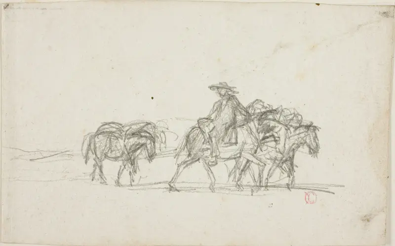 Studie von Charles François Daubigny