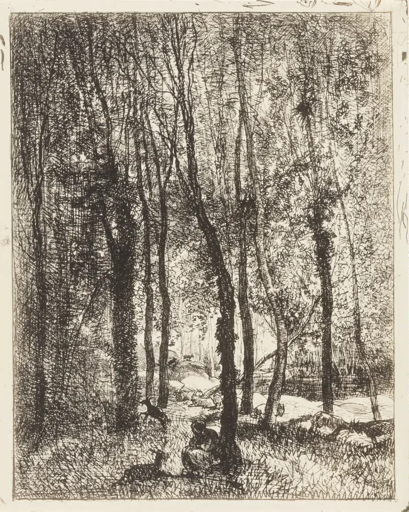 Getflickan av Charles François Daubigny