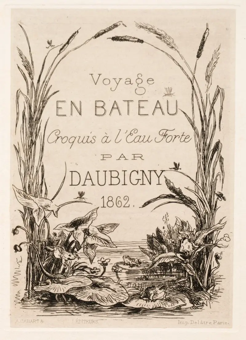 Titelvignett av Charles François Daubigny