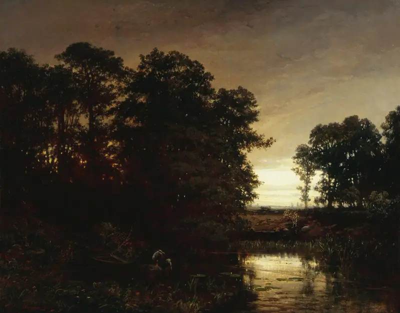 Uferlandschaft von Charles François Daubigny