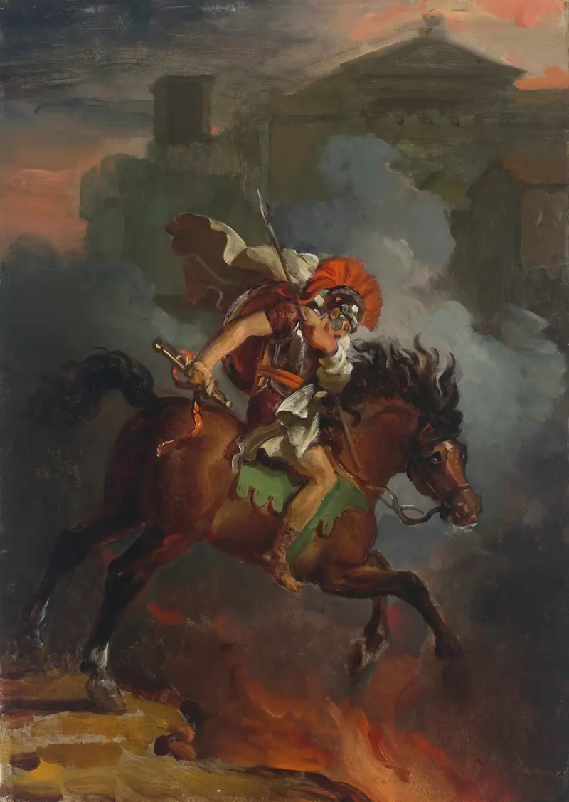 Curtois (Marcus Curtius) av François Gérard