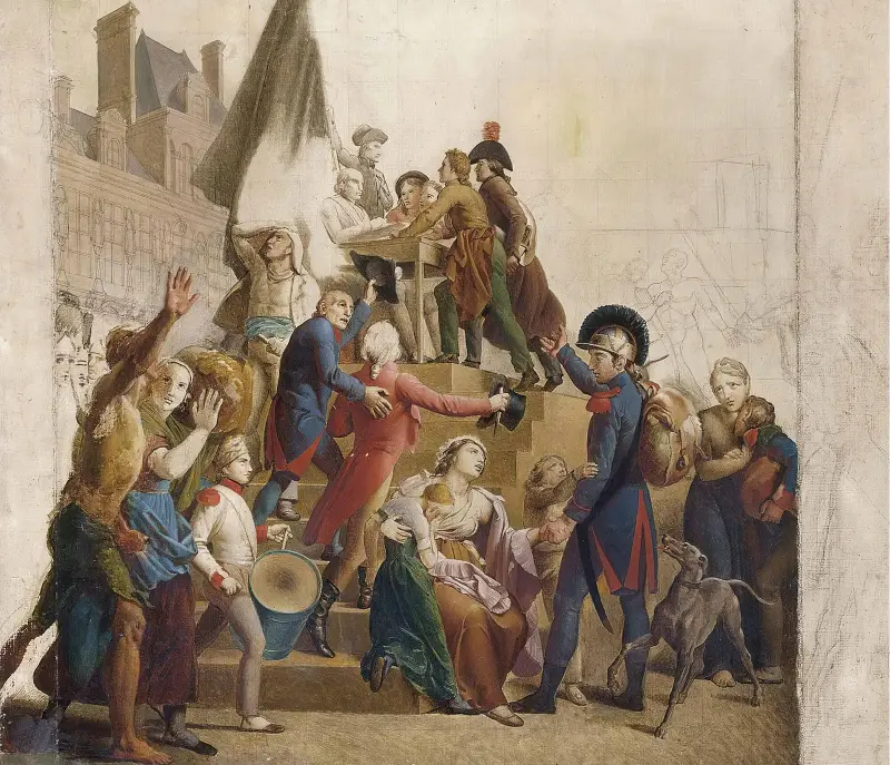 La Patrie En Danger av François Gérard