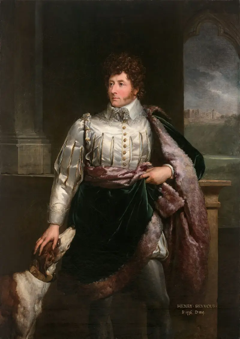 Portrait de Henry Seymour (1776-1849) en habit paré av François Gérard