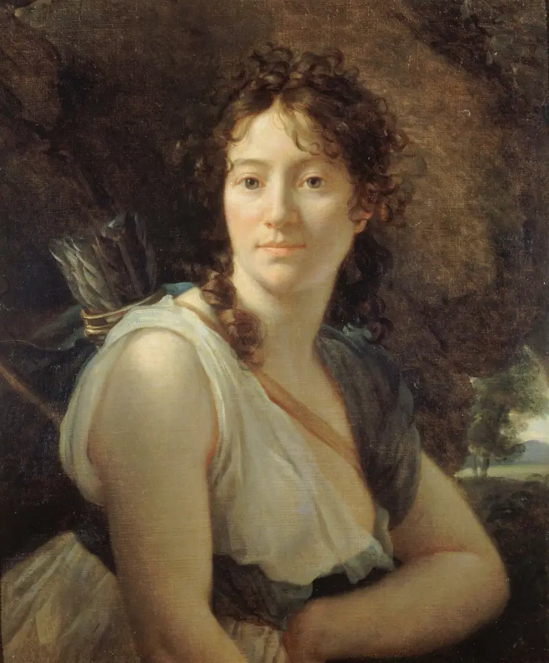 Portrait Of Mademoiselle Duchesnois (1777-1835), Member Of The Comédie-Française, In The Role Of Dido. av François Gérard
