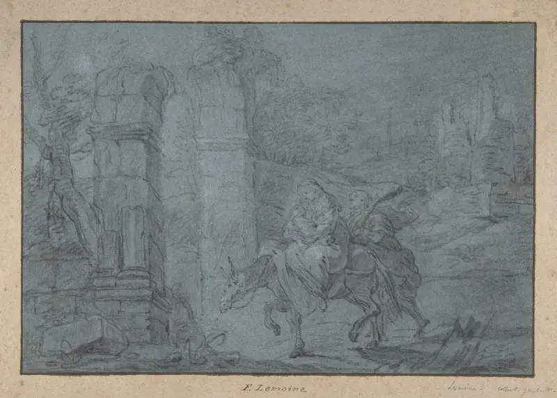 Útěk do Egypta, François Lemoyne