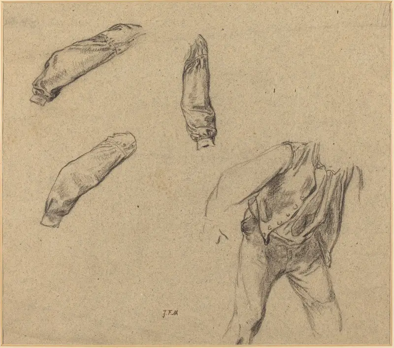 Kostümstudien von Jean-François Millet