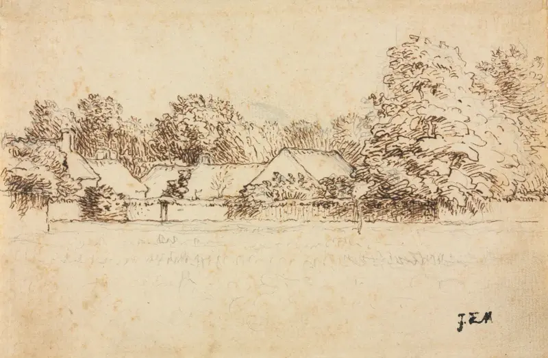 Chałupy, Jean-François Millet