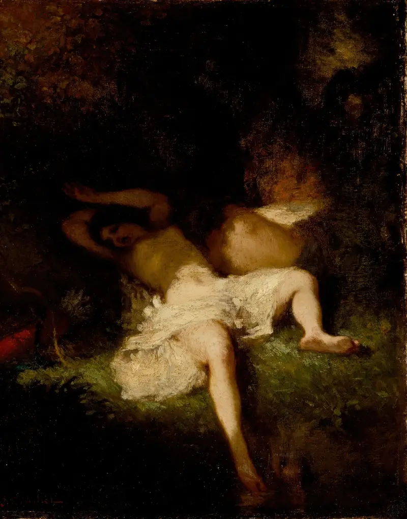 Diana odpočívající, Jean-François Millet