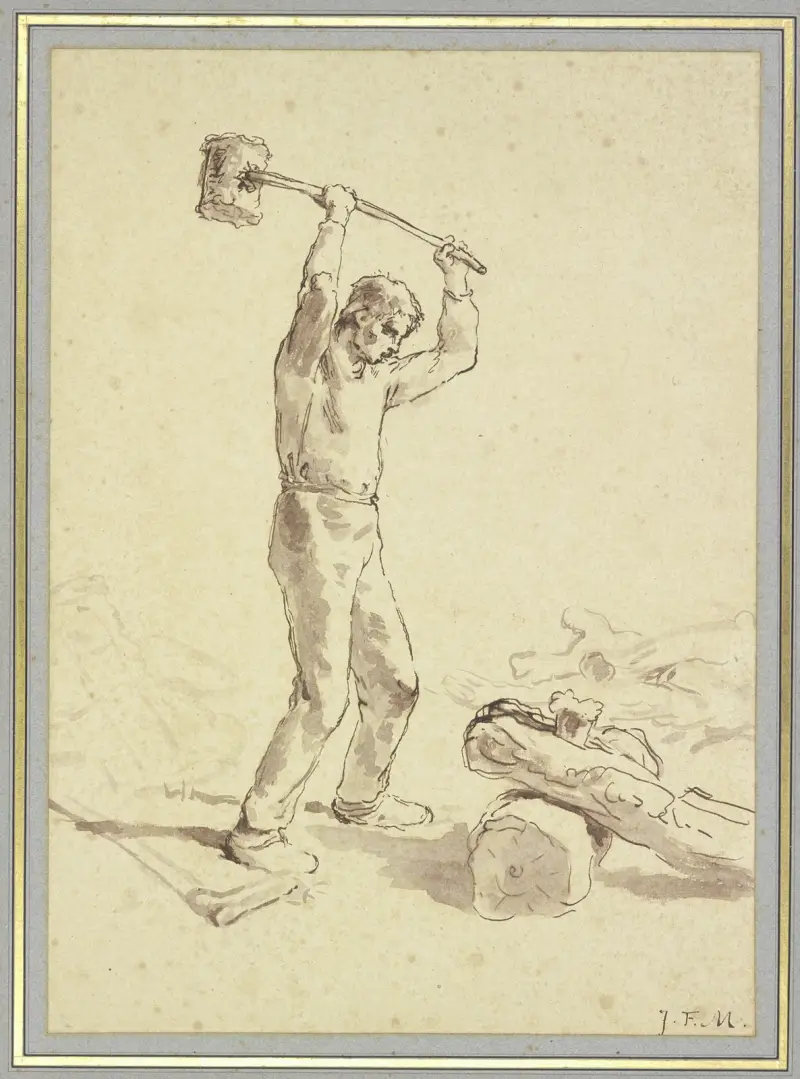 Le fendeur de bois av Jean-François Millet