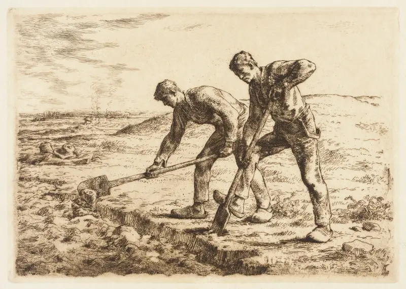 Rybáři, Jean-François Millet