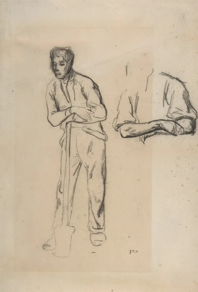 Muž s rýčem, Jean-François Millet
