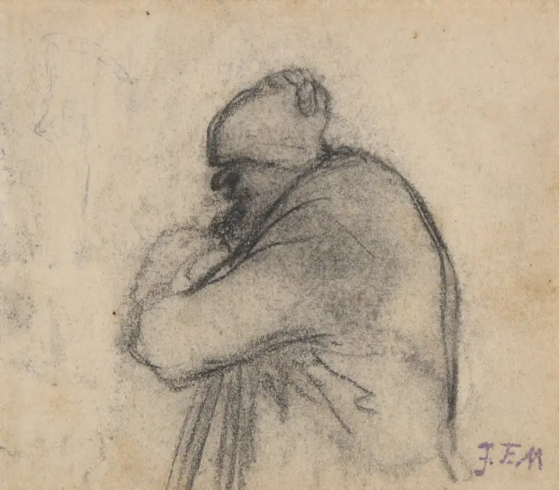 Stary człowiek, Jean-François Millet