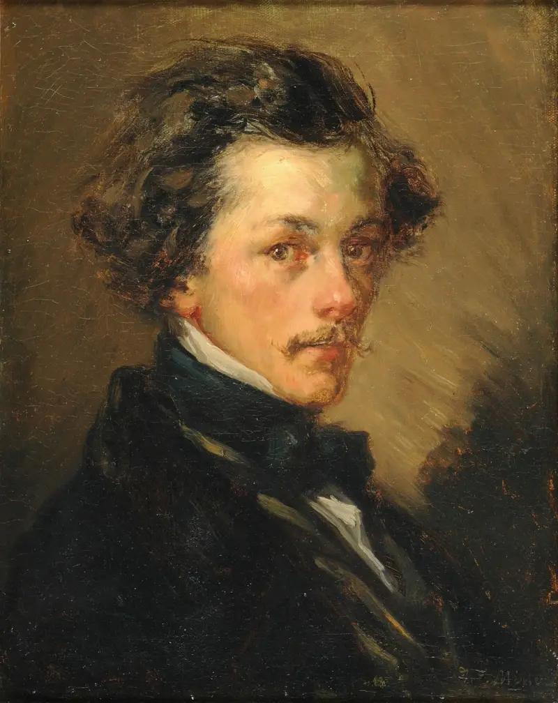 Portrait d’homme anonyme av Jean-François Millet