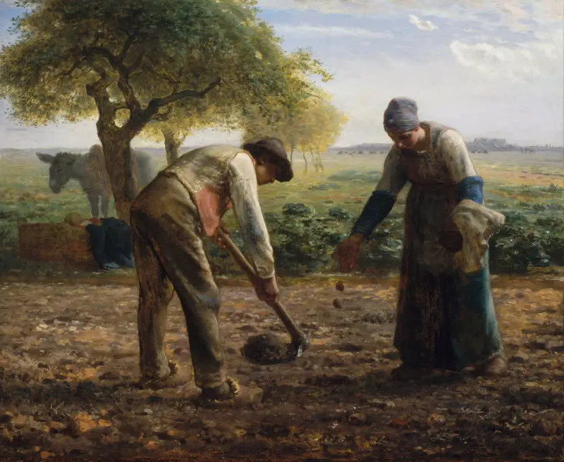 Sázeči brambor, Jean-François Millet