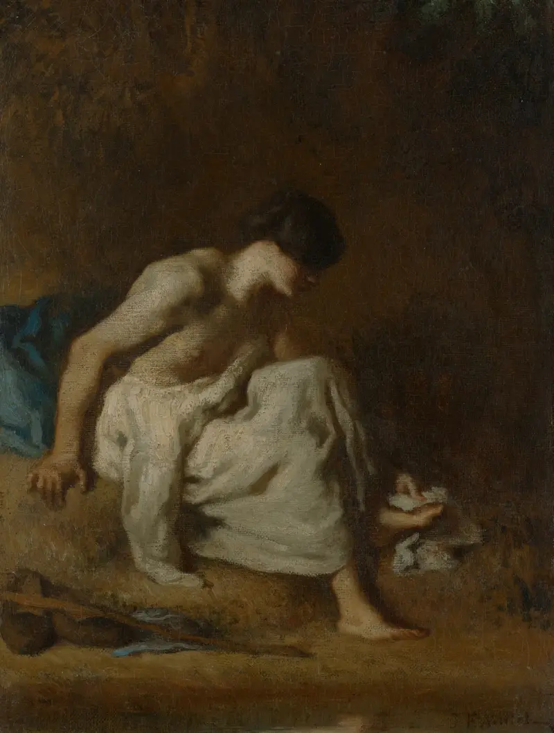 Die Badende, 1846 – Nr. 2 von Jean-François Millet