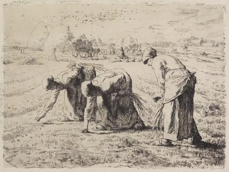 Die Ährenleserinnen, 1855 – Nr. 2 von Jean-François Millet