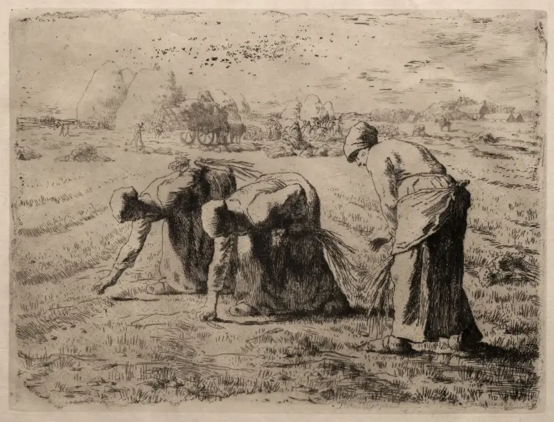 Die Ährenleserinnen, 1855 – Nr. 1 von Jean-François Millet
