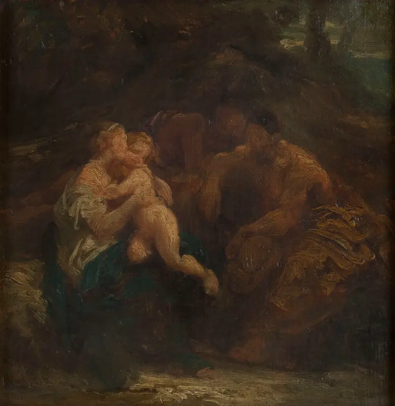 The Holy Family av Jean-François Millet