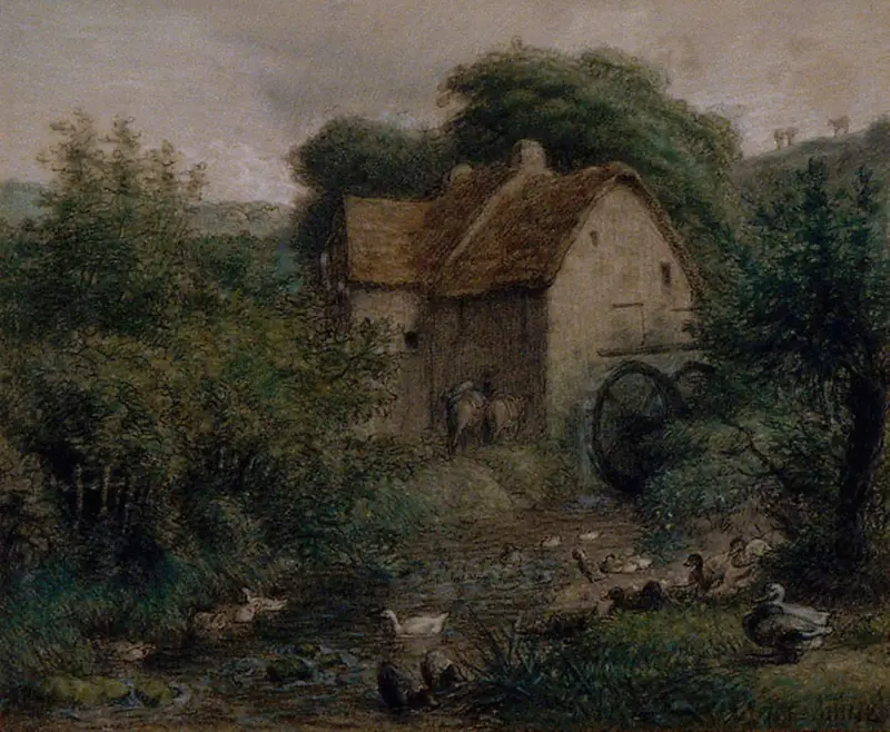Starý mlýn, Jean-François Millet
