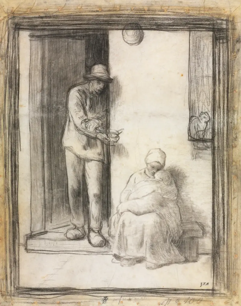 Das kranke Kind von Jean-François Millet