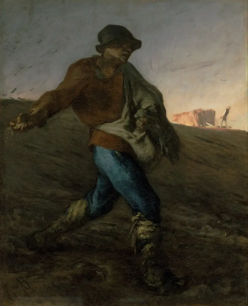 Der Sämann, 1850 von Jean-François Millet